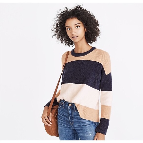 Madewell Sweaters - Madewell Sycamore Stripe Pullover Sweater medium
